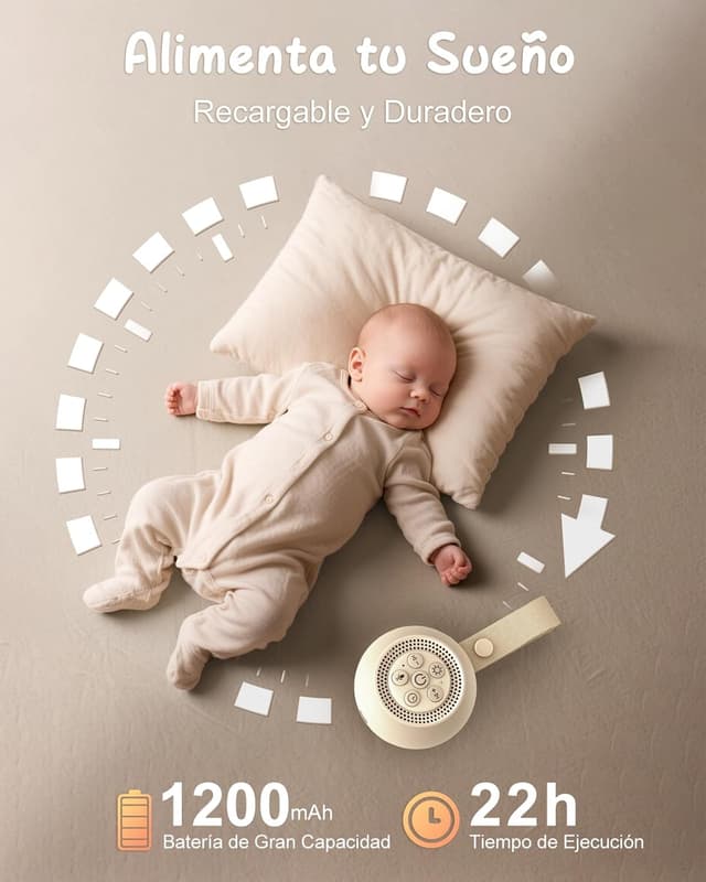 Thumbnail 4 de Babacom Maquina Ruido Blanco Bebe 15 sonidos relajantes