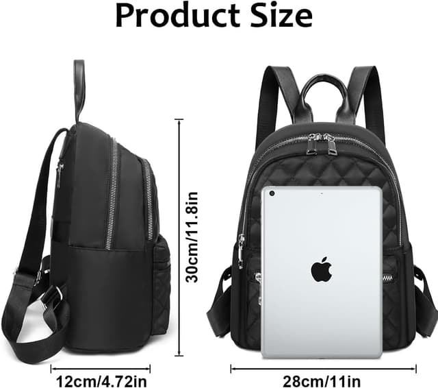 Detalle 2 de Aucuu Rucksack Damen Klein 30x28x12 cm