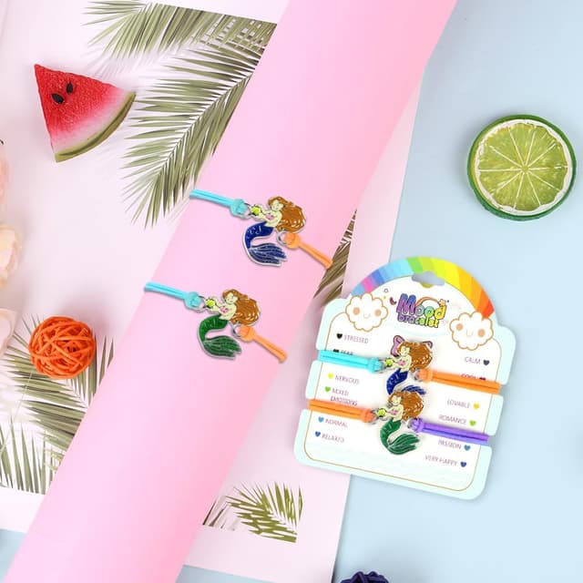 Detalle de Bracelet d’humeur thermochromique Flintronic pour enfants avec pendentif cheval