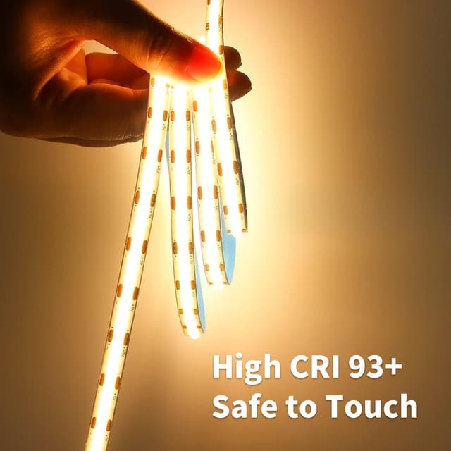 Thumbnail 4 de ShineBurky COB 24V Tira LED 10m Blanco Cálido