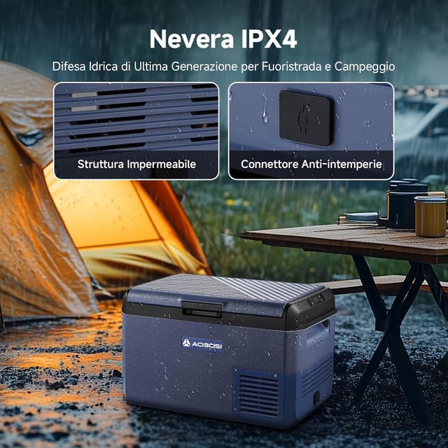 Detalle 2 de AAOBOSI Frigo Portatile 40L per campeggio e auto