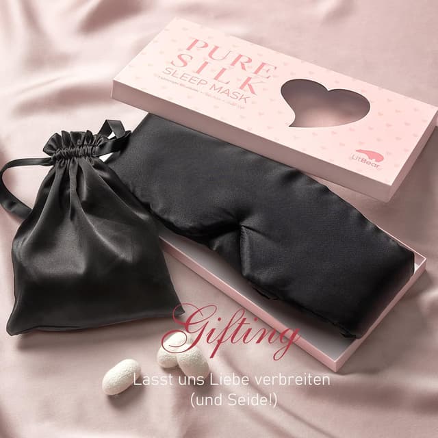 Thumbnail 6 de LitBear Seiden Schlafmaske Seitenschläfer 22 Momme