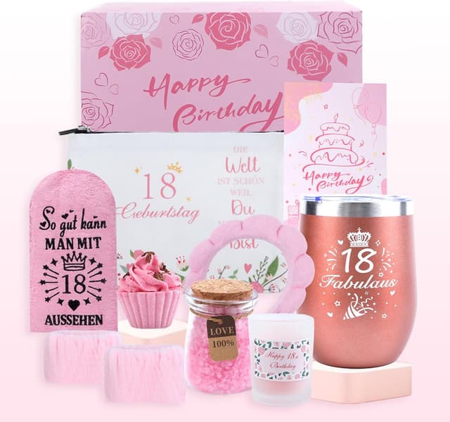 Imagen de Belillpipi Geschenkset 18. Geburtstag für Frauen en OfertitasTOP