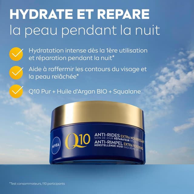 Detalle 2 de NIVEA Q10 Power crema nocturna nutritiva 50 ml