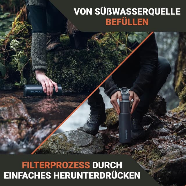 Thumbnail 2 de Bachgold Profi Outdoor Wasserfilter 500ml đ°