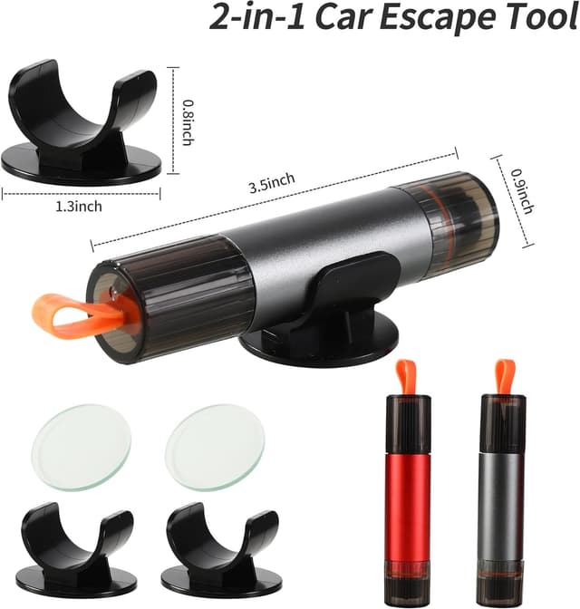 Thumbnail 2 de Gurtschneider Notfallhammer 2er-Set