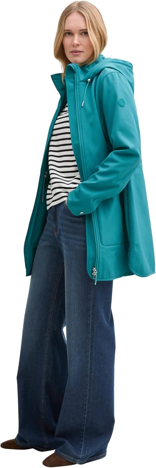 Detalle 2 de TOM TAILOR 1041031 cappotto donna: tra classico e protezione dall’acqua