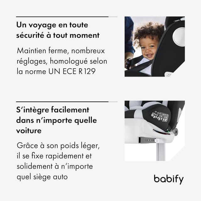 Thumbnail 4 de Babify Siège auto pivotant 360°