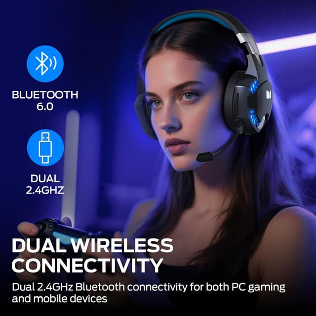 Detalle 2 de Monster Mission 300 Wireless Headset 48H Battery
