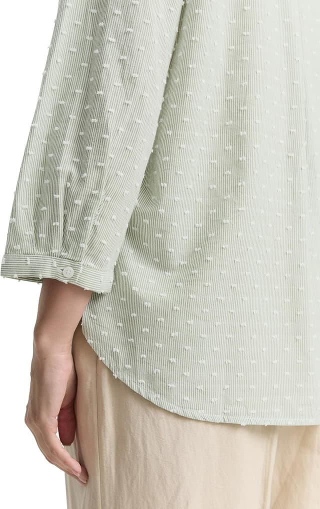 Detalle de Tom Tailor 1047178 Camicia da donna con maniche a 3/4 (confezione da 1)