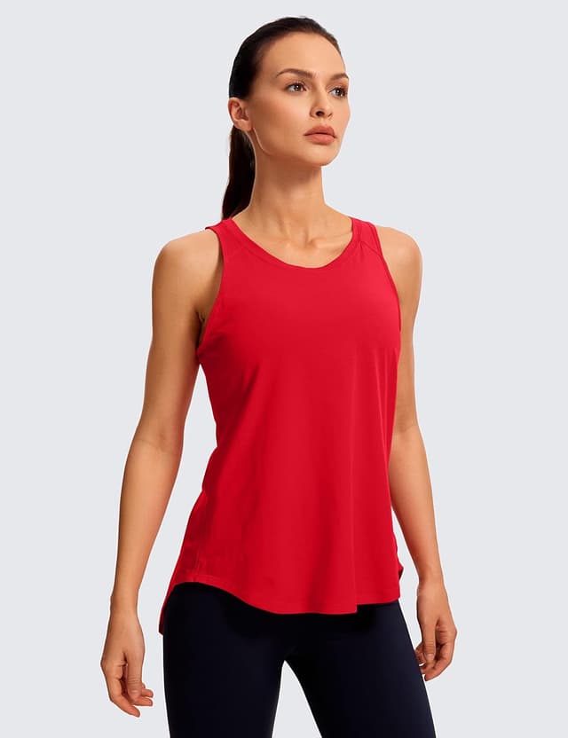 Detalle 2 de CRZ YOGA canotta sport da donna backless (senza maniche) per yoga, palestra e running