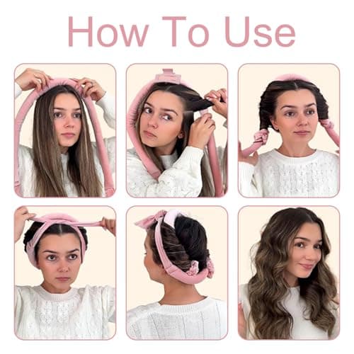 Thumbnail 2 de Samt-Lockenwickler Über Nacht – Lockenband für langes Haar 🎀