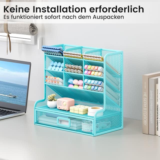 Detalle 2 de Schreibtisch Organizer mit 9 Fächern