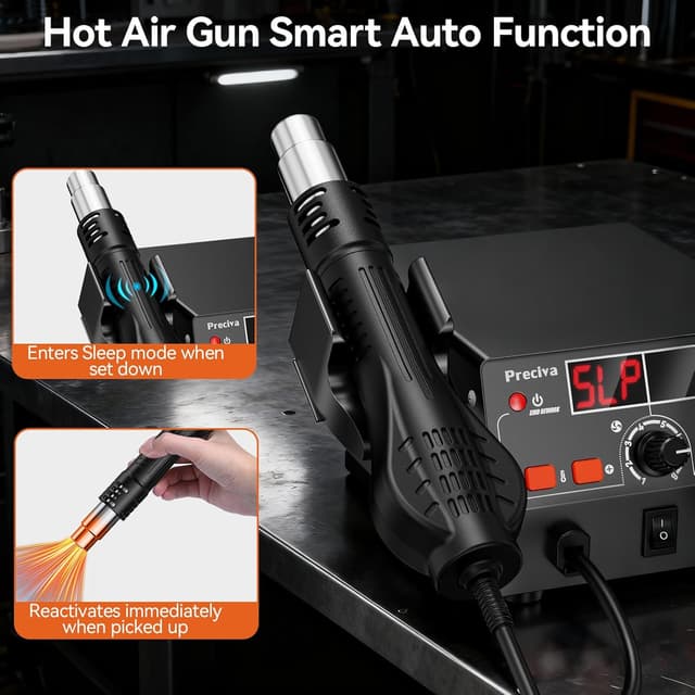 Thumbnail 6 de Preciva Lötstation 750 W Heißluftlöten