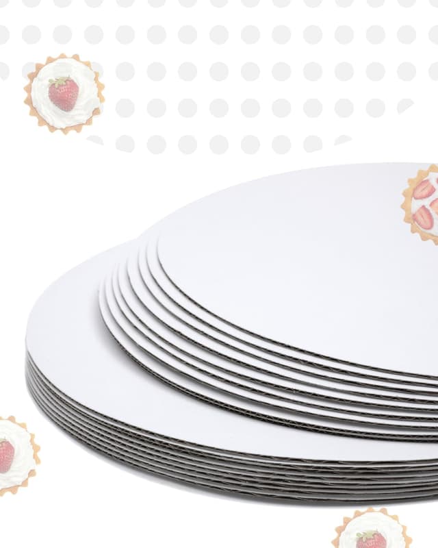 Thumbnail 2 de Kuchenbretter rund 33 cm, 25 Stück