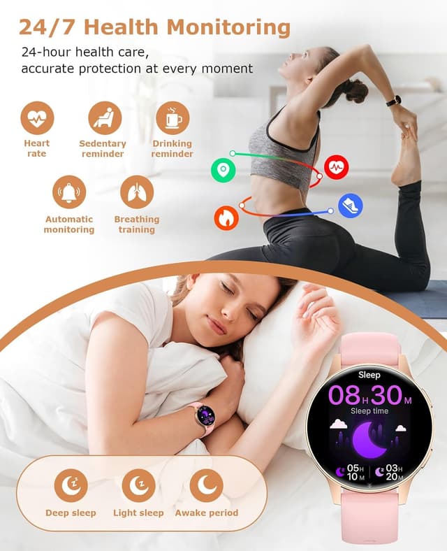 Thumbnail 3 de 2025 Reloj Inteligente Mujer con Siri y HRV