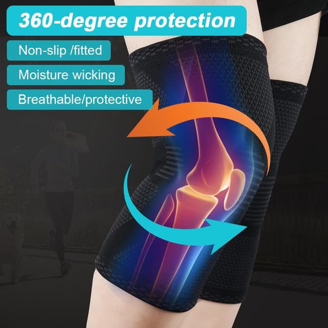 Thumbnail 2 de ACWOO Genouillère de sport 2 pièces pour genouilles