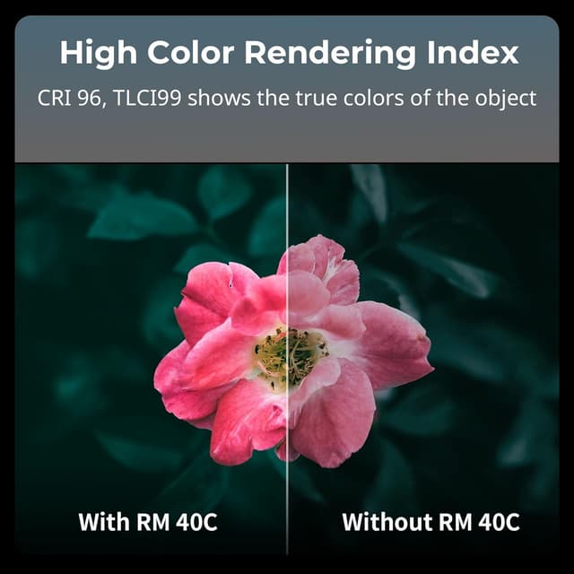 Thumbnail 4 de SMALLRIG RM 40C lampe vidéo LED 4800 mAh