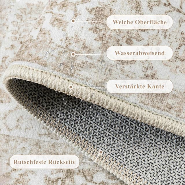 Thumbnail 4 de HUGEAR Alfombra Salon Marrón Claro 240x300 cm