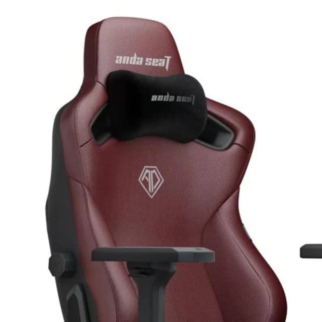 Detalle 2 de andaseat Kaiser 3 L Silla Gaming Cuero Granate