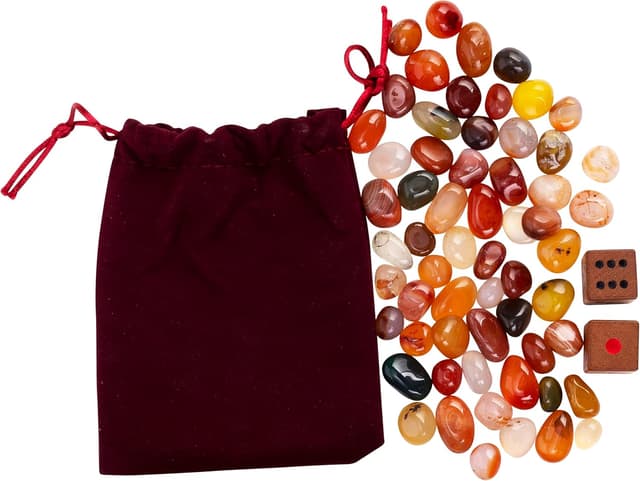 Detalle de Engelhart 350443 Schweinelöcher/Edelsteine – strategisches Brettspiel aus Nussbaumholz (18,3 × 18,3 × 4 cm)