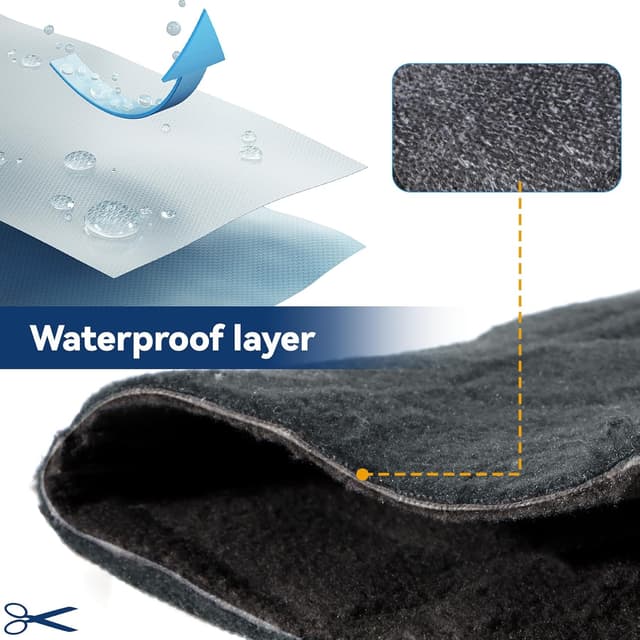 Detalle 2 de Winter Thermal Fleece Gloves for Men – windproof, touchscreen and anti-slip palm