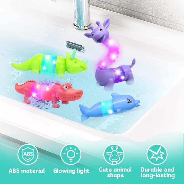 Thumbnail 6 de DELEE Animal pop bath toys LED 4 pack