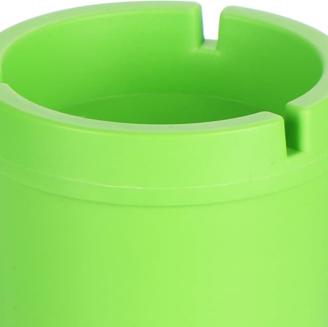 Thumbnail 6 de COM-FOUR Posacenere 2 pezzi XXL per esterni antivento con coperchio, per auto e giardino (verde + blu), Ø 10 cm