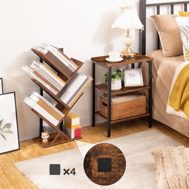 Thumbnail 6 de HOOBRO EBF04SJ01G1 Bücherregal 4 Ebenen