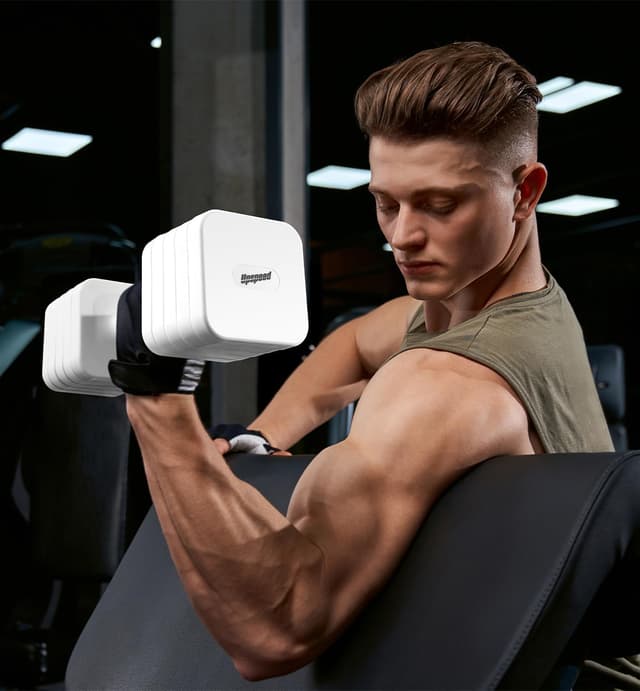 Thumbnail 4 de Adjustable Dumbbell Set 50LB for Home Gym ๐