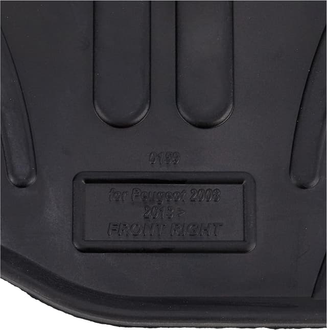Detalle 2 de Set de tapis en caoutchouc Gledring pour Peugeot 2008 (incl. Crossover) 2013-2019