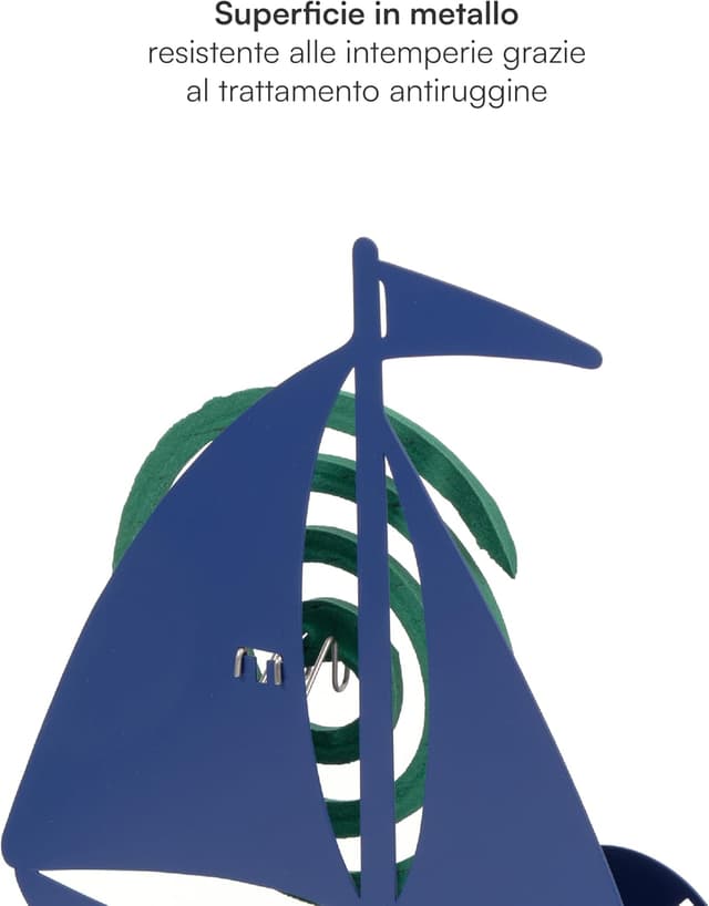 Thumbnail 4 de Baroni Home Porta Zampirone barca blu 17x5x18 cm