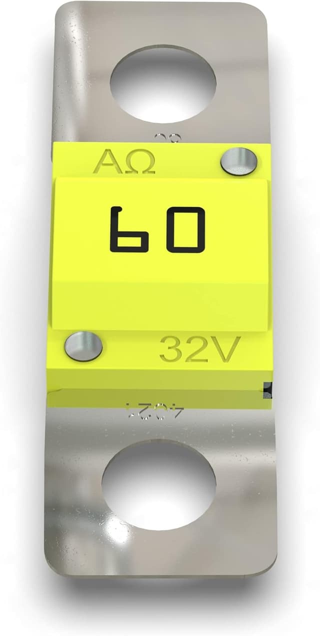 Detalle 2 de Fusible Midi AUPROTEC 60 A jaune à verrouillage par vis (ISO 8820-5) – 1 pièce