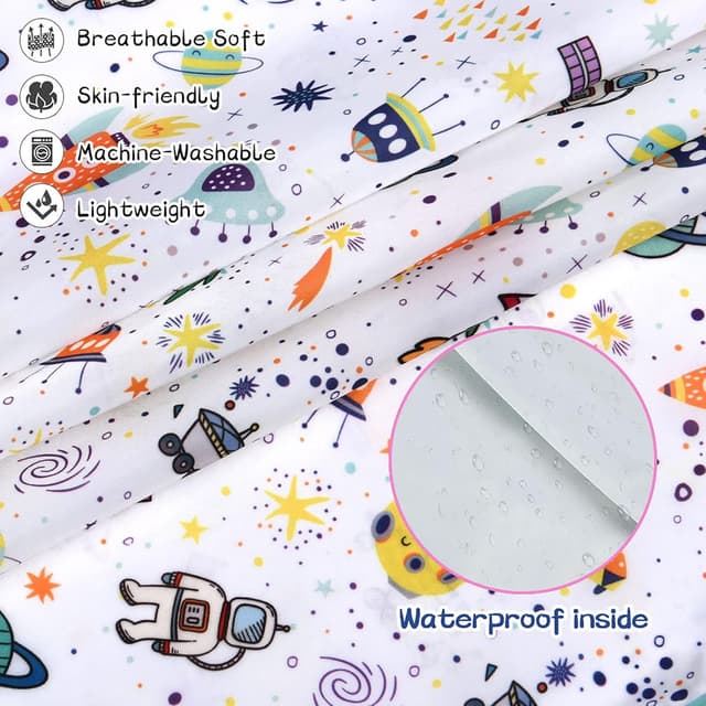 Thumbnail 3 de Vicloon Lätzchen mit Ärmeln 90x80 cm