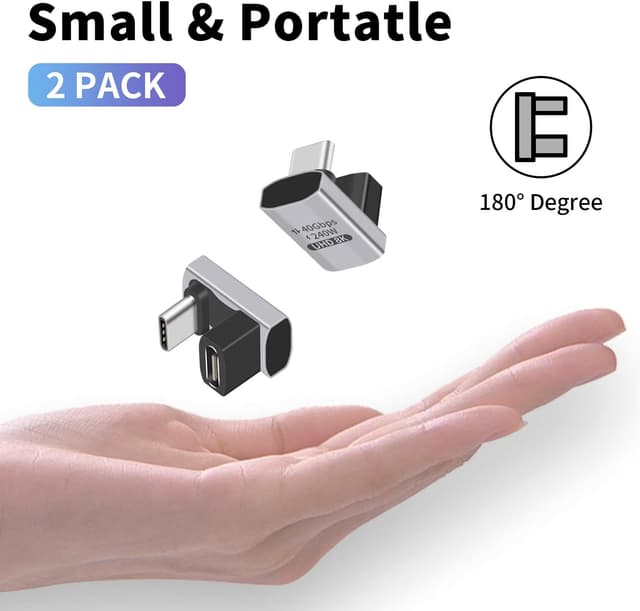 Thumbnail 5 de Duttek USB C U Adapter 180° Winkeladapter