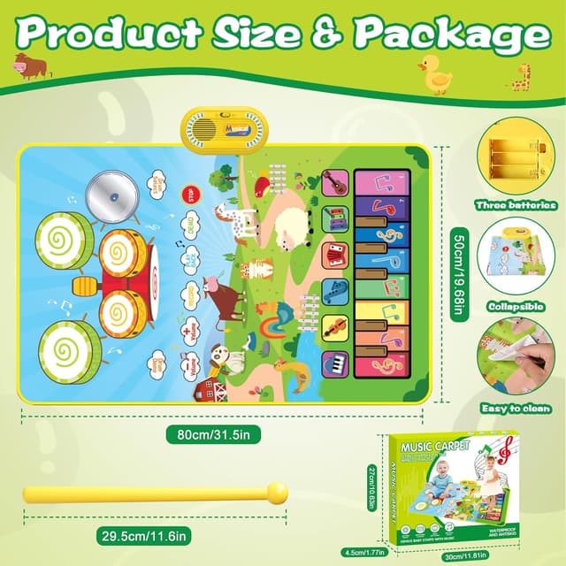 Thumbnail 6 de Lavliy Music Mat Montessori toy for 1–3 years