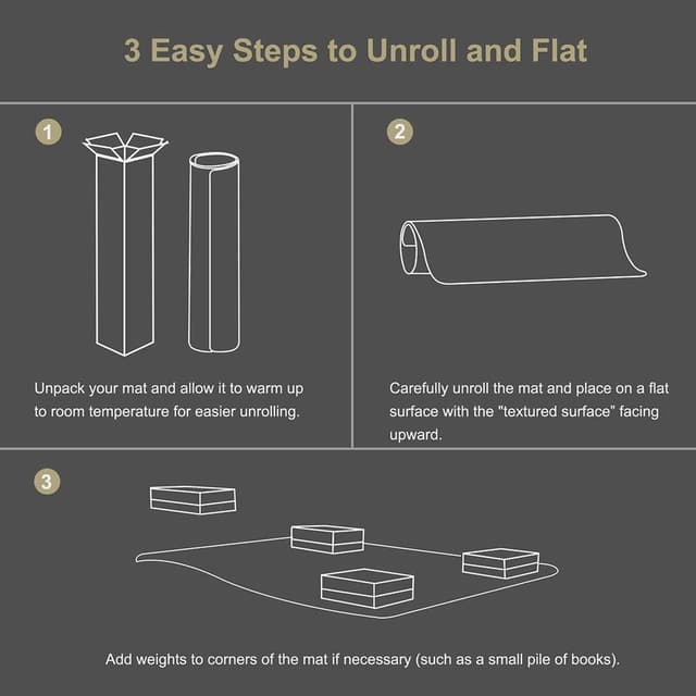 Thumbnail 4 de Kuyal chair mat for carpet floors 90x120cm