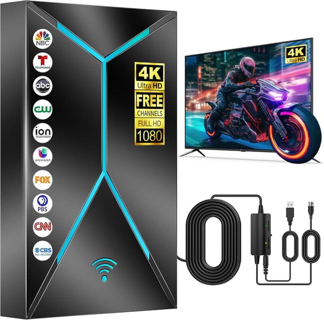 Imagen de 2026 Upgraded TV Antenna 3200+ Miles en OfertitasTOP