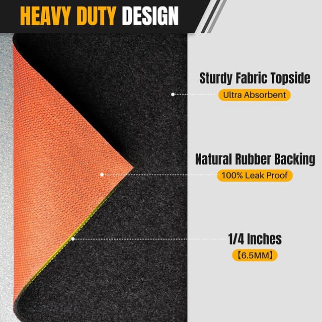 Thumbnail 3 de Heavy Duty Oil Spill Mat 64" x 32" 🛠