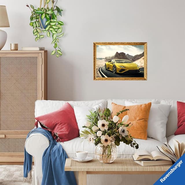 Detalle 2 de Puzzle Ravensburger 1000 pezzi Lamborghini Huracán EVO RWD (70 x 50 cm) per adulti +14 anni