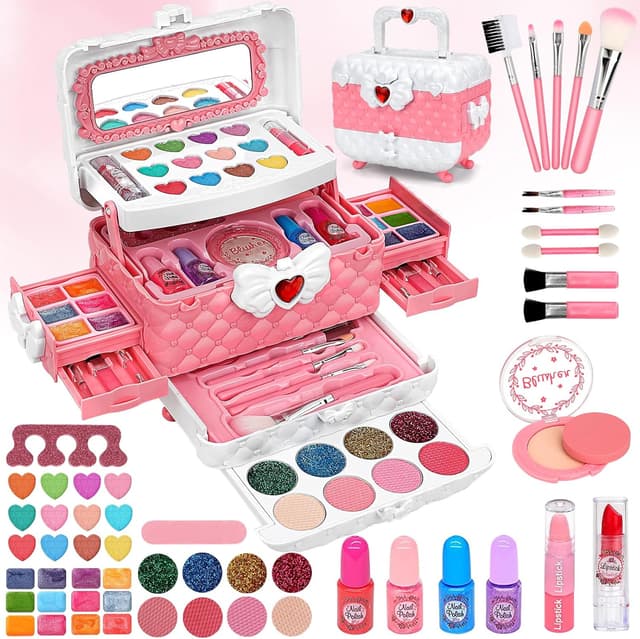 Imagen de Kids Makeup Set 55pcs washable for ages 4โ10 ๐ en OfertitasTOP