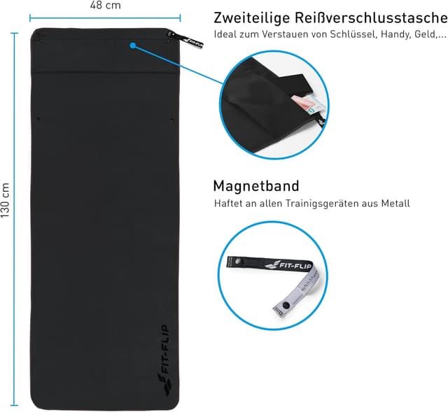 Thumbnail 1 de Fit-Flip Serviette 130x48 cm pour salle de sport