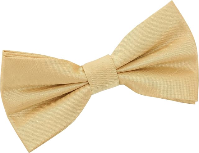 Detalle de DQT Plain Shantung Wedding Tuxedo Pre-Tied Bow Tie for Men