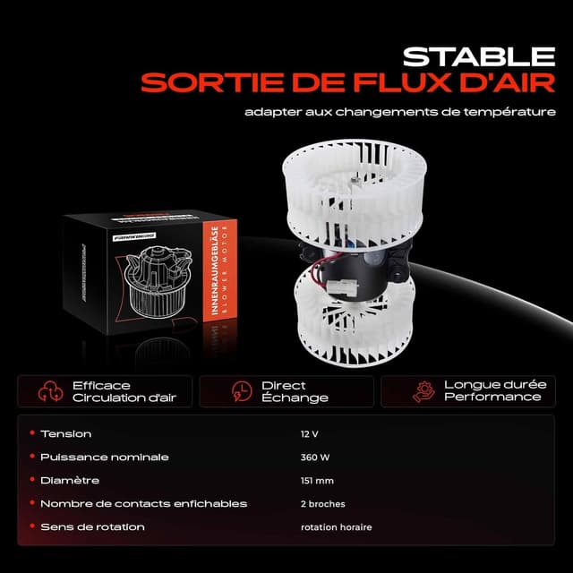 Thumbnail 3 de Frankberg moteur de ventilateur pour Viano/Vito 2.1L-3.7L