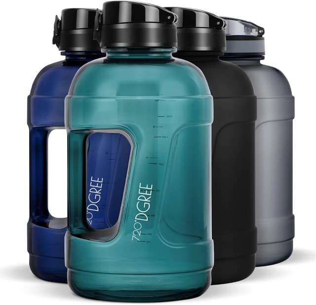 Detalle 2 de 720°DGREE Fitness uberBottle Jug 2300 ml avec poignée – gourde XXL softTouch, anti-fuite, sans BPA