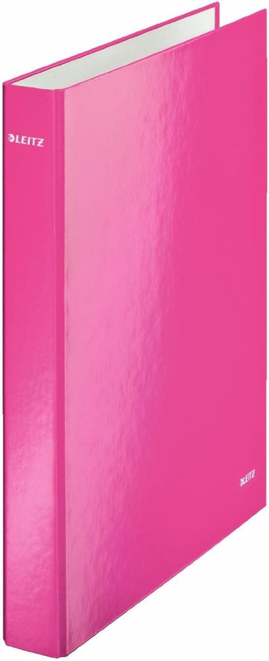 Detalle de Leitz WOW 4-Ringbuch 42420054 (A4, 25 mm Rücken) in Grün für bis zu 230 Blatt