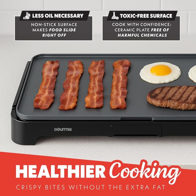 Thumbnail 2 de Gourmia 22 Inch XL Griddle Pan