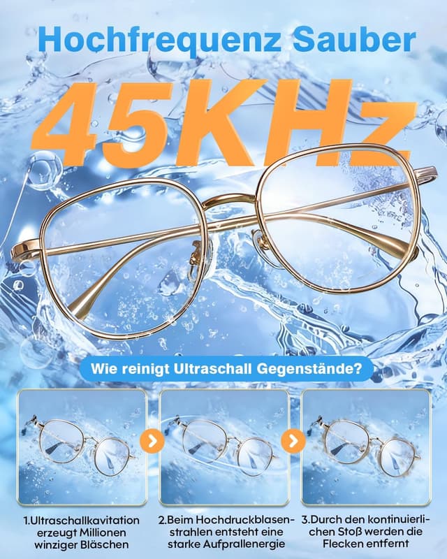 Thumbnail 1 de Gisaae 680 ml Ultraschallreiniger