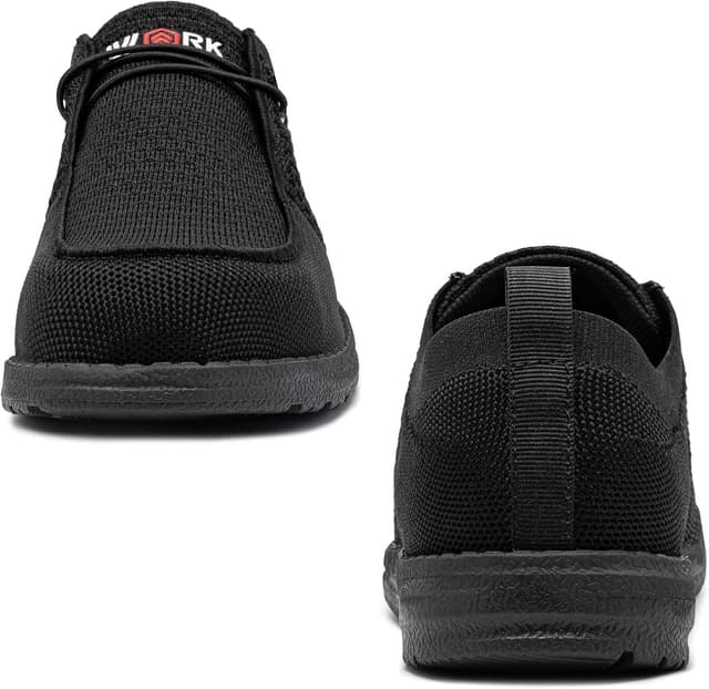 Detalle 2 de LARNMERN Steel Toe Loafers Women Lightweight