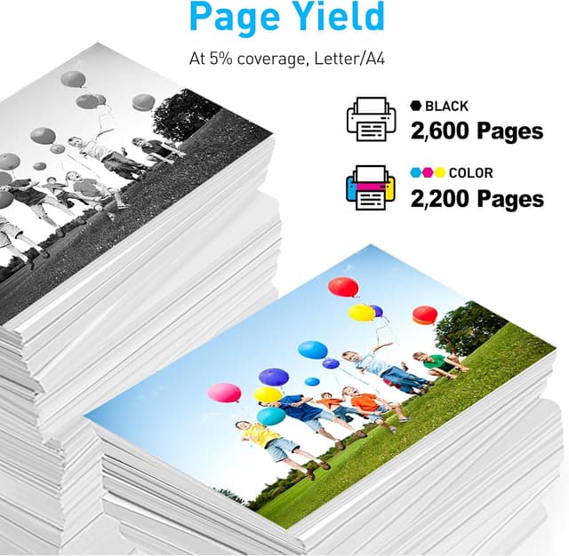 Detalle de BAISINE 5-Pack kompatible Kyocera TK-5230 für ECOSYS M5521cdw/M5521cdn und P5021cdw/P5021cdn